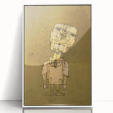 Modern Wall Art - Ghostly Genius Figure by Paul Klee - Unique Art Print
