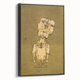 Modern Wall Art - Ghostly Genius Figure by Paul Klee - Unique Art Print