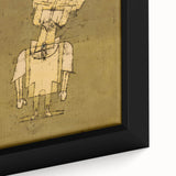 Modern Wall Art - Ghostly Genius Figure by Paul Klee - Unique Art Print