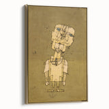 Modern Wall Art - Ghostly Genius Figure by Paul Klee - Unique Art Print