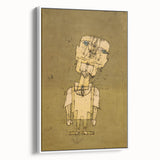 Modern Wall Art - Ghostly Genius Figure by Paul Klee - Unique Art Print