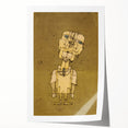 Modern Wall Art - Ghostly Genius Figure by Paul Klee - Unique Art Print