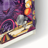 Foo Fighters Retro Wall Art - Vintage Psychedelic Tiger Poster