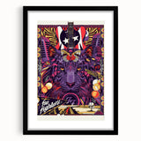 Foo Fighters Retro Wall Art - Vintage Psychedelic Tiger Poster