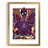 Foo Fighters Retro Wall Art - Vintage Psychedelic Tiger Poster