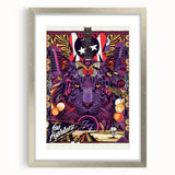 Foo Fighters Retro Wall Art - Vintage Psychedelic Tiger Poster