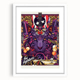 Foo Fighters Retro Wall Art - Vintage Psychedelic Tiger Poster