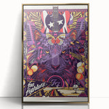 Foo Fighters Retro Wall Art - Vintage Psychedelic Tiger Poster