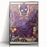 Foo Fighters Retro Wall Art - Vintage Psychedelic Tiger Poster