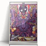 Foo Fighters Retro Wall Art - Vintage Psychedelic Tiger Poster