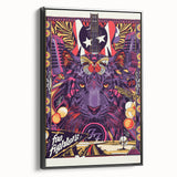 Foo Fighters Retro Wall Art - Vintage Psychedelic Tiger Poster