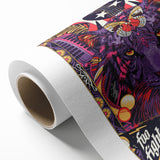 Foo Fighters Retro Wall Art - Vintage Psychedelic Tiger Poster