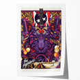 Foo Fighters Retro Wall Art - Vintage Psychedelic Tiger Poster