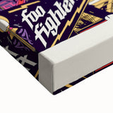 Foo Fighters Retro Wall Art - Vintage Psychedelic Tiger Poster