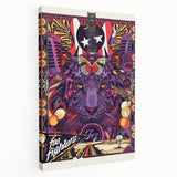 Foo Fighters Retro Wall Art - Vintage Psychedelic Tiger Poster