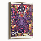 Foo Fighters Retro Wall Art - Vintage Psychedelic Tiger Poster