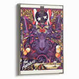 Foo Fighters Retro Wall Art - Vintage Psychedelic Tiger Poster