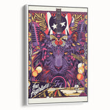Foo Fighters Retro Wall Art - Vintage Psychedelic Tiger Poster
