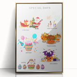 Special Days Educational Wall Art - Kids' Learning Poster