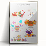 Special Days Educational Wall Art - Kids' Learning Poster