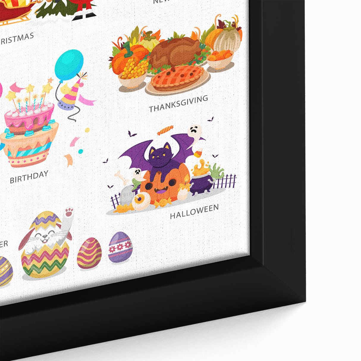 Special Days Educational Wall Art - Kids' Learning Poster