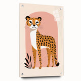 Contemporary Cheetah Illustration - Children's Wall Decor