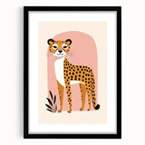 Contemporary Cheetah Illustration - Children's Wall Decor