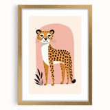 Contemporary Cheetah Illustration - Children's Wall Decor