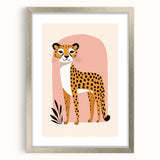 Contemporary Cheetah Illustration - Children's Wall Decor
