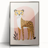 Contemporary Cheetah Illustration - Children's Wall Decor