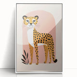 Contemporary Cheetah Illustration - Children's Wall Decor