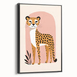 Contemporary Cheetah Illustration - Children's Wall Decor