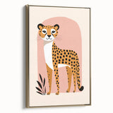 Contemporary Cheetah Illustration - Children's Wall Decor