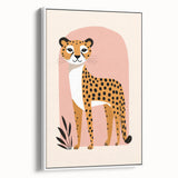 Contemporary Cheetah Illustration - Children's Wall Decor