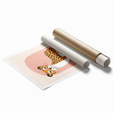 Contemporary Cheetah Illustration - Children's Wall Decor