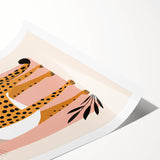 Contemporary Cheetah Illustration - Children's Wall Decor