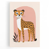 Contemporary Cheetah Illustration - Children's Wall Decor