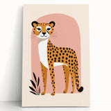 Contemporary Cheetah Illustration - Children's Wall Decor