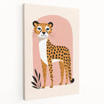 Contemporary Cheetah Illustration - Children's Wall Decor