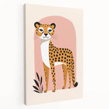 Contemporary Cheetah Illustration - Children's Wall Decor