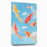 Koi Fish Nursery Wall Art - Baby Room & Kids Room Decor