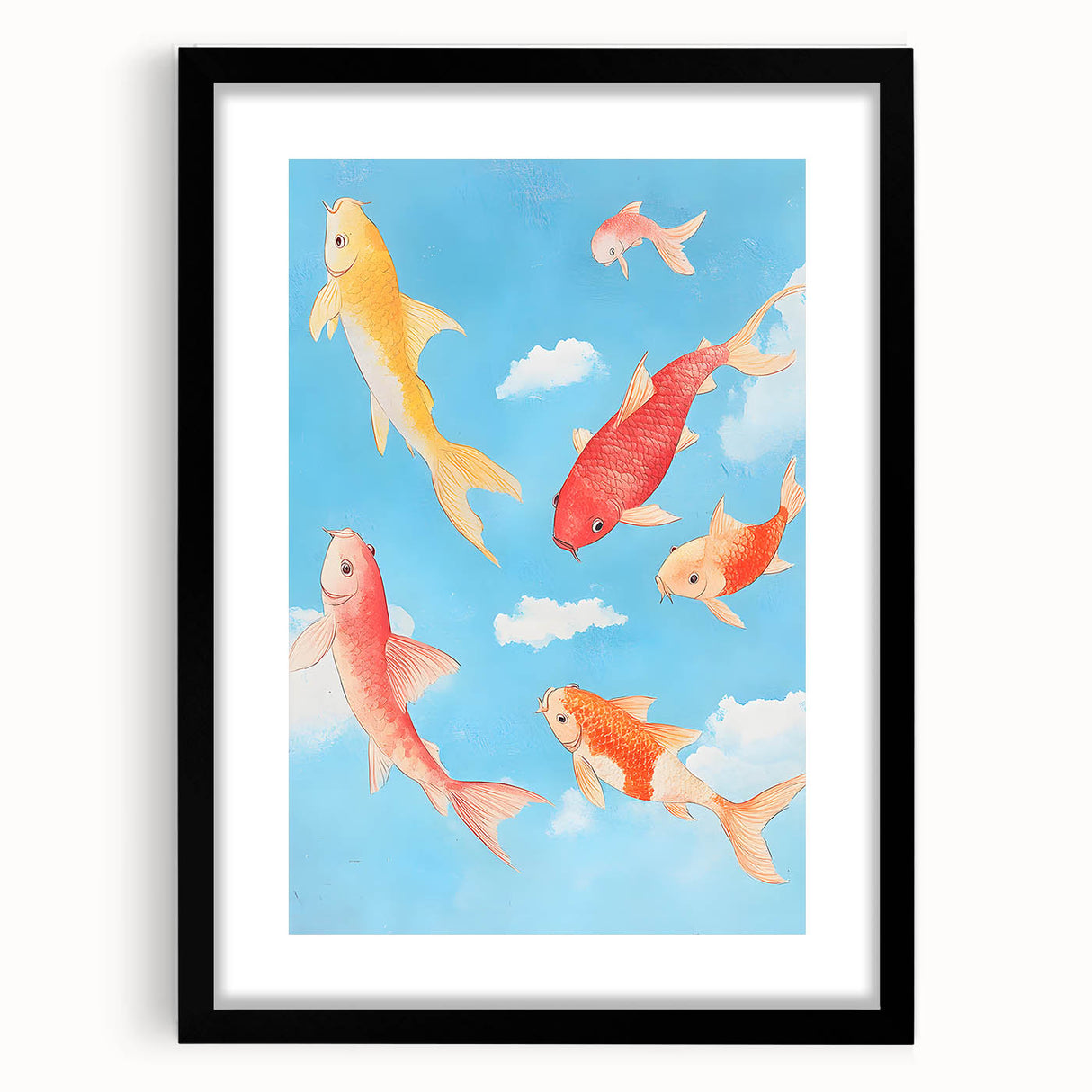Koi Fish Nursery Wall Art - Baby Room & Kids Room Decor