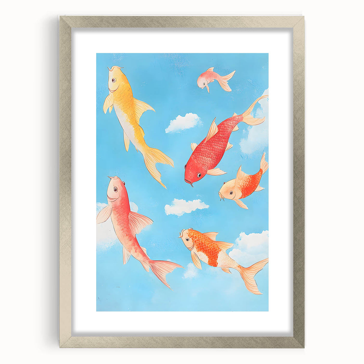 Koi Fish Nursery Wall Art - Baby Room & Kids Room Decor