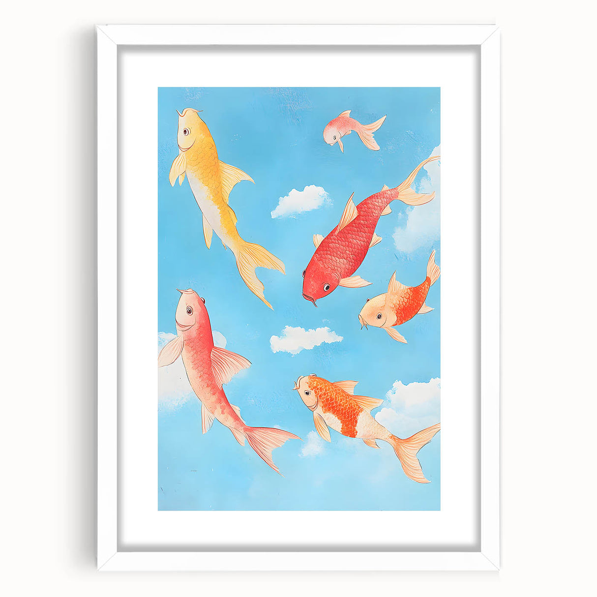 Koi Fish Nursery Wall Art - Baby Room & Kids Room Decor
