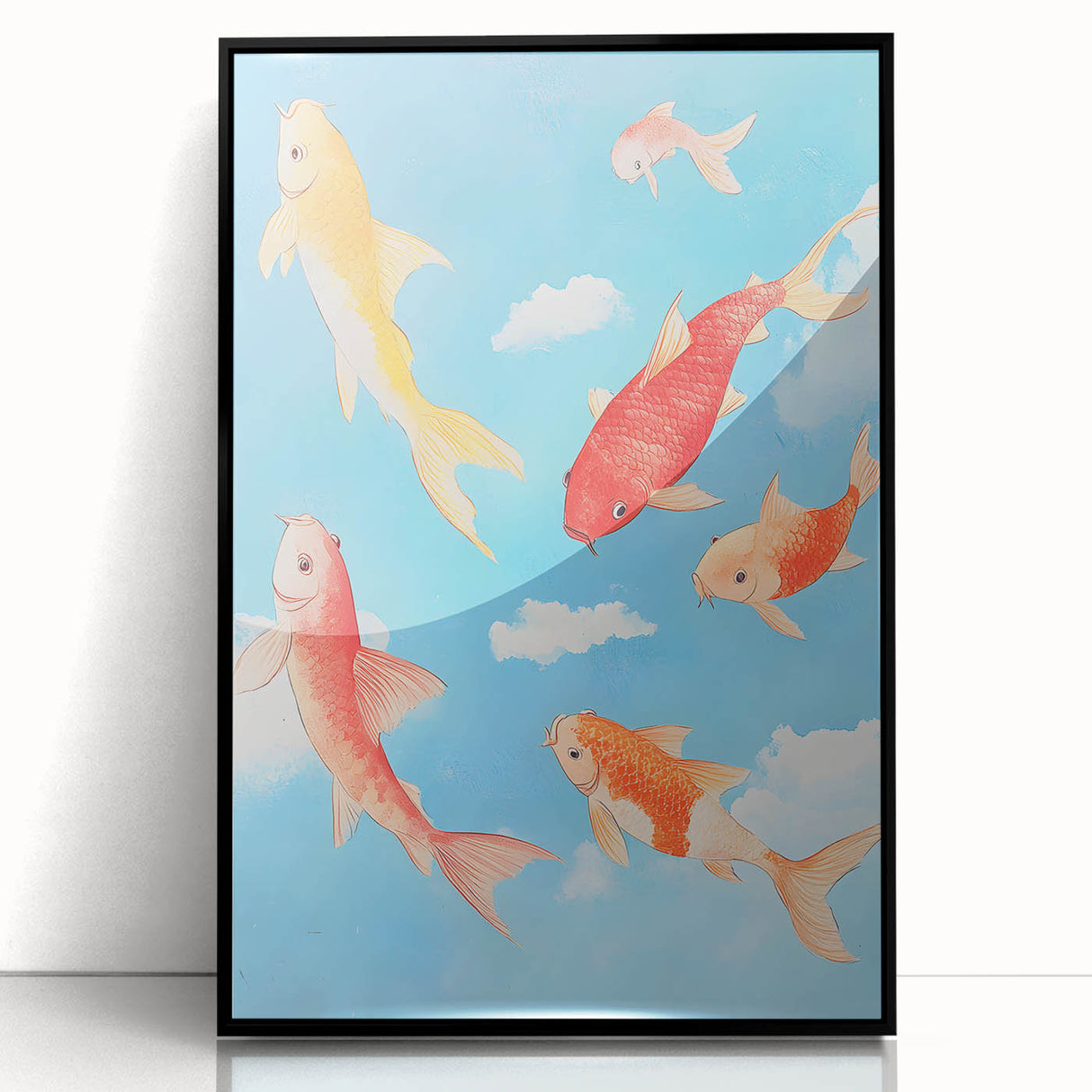Koi Fish Nursery Wall Art - Baby Room & Kids Room Decor