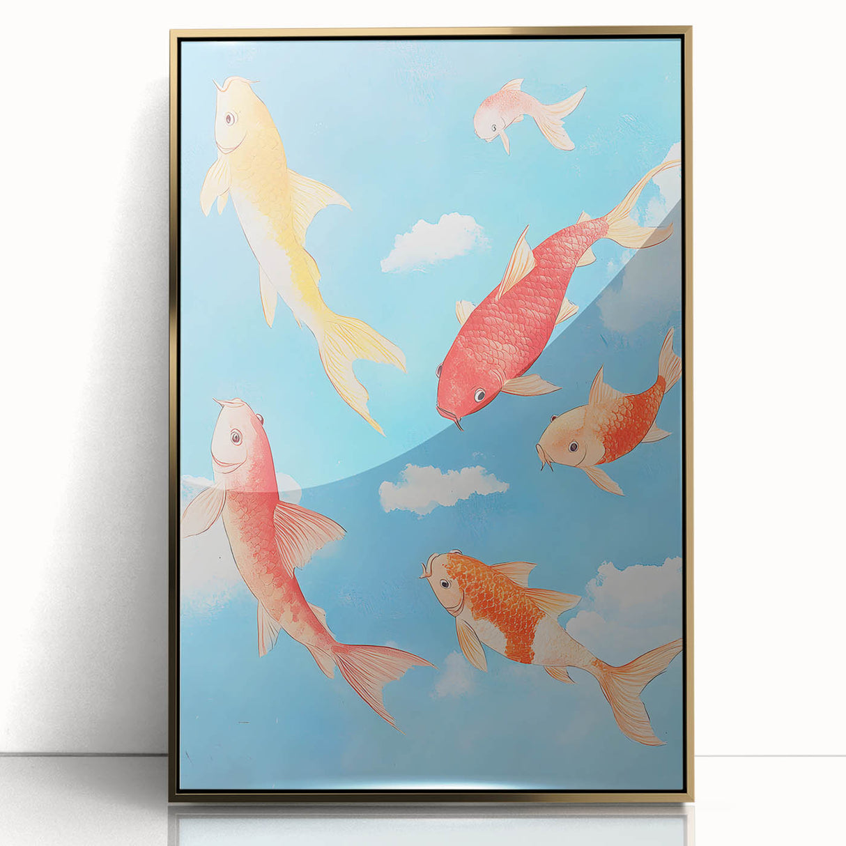 Koi Fish Nursery Wall Art - Baby Room & Kids Room Decor