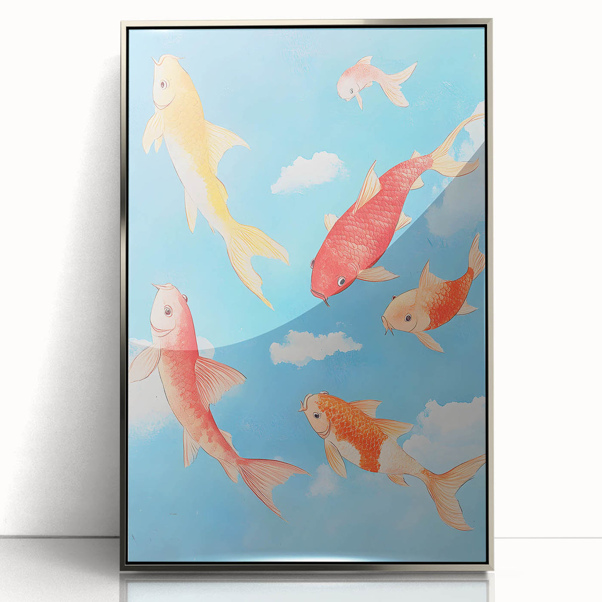 Koi Fish Nursery Wall Art - Baby Room & Kids Room Decor