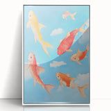 Koi Fish Nursery Wall Art - Baby Room & Kids Room Decor