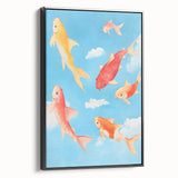 Koi Fish Nursery Wall Art - Baby Room & Kids Room Decor