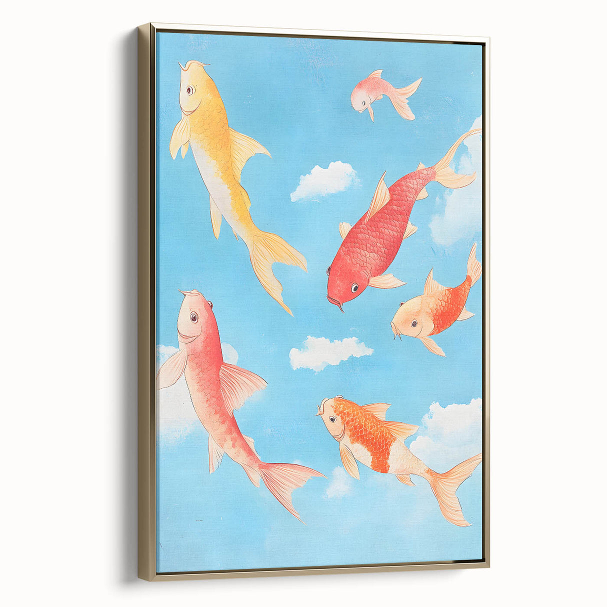 Koi Fish Nursery Wall Art - Baby Room & Kids Room Decor